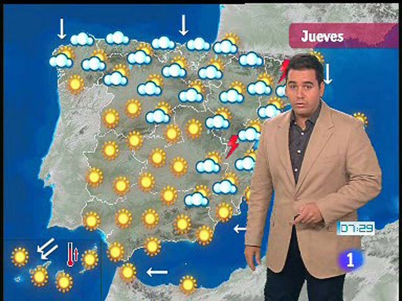 El Tiempo - Las temperaturas bajan hasta 7º C - 12/08/10 - El tiempo | Ver
