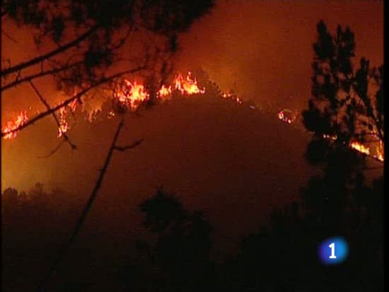 18 fuegos activos en Portugal