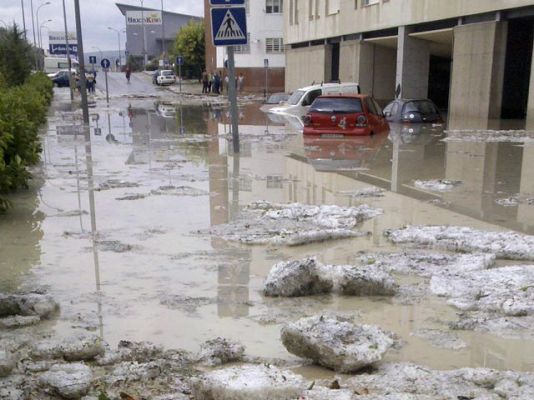  - Tromba de agua y granizo en Cuenca