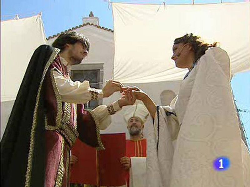  Recreación de pellícula en el castillo de Alburquerque