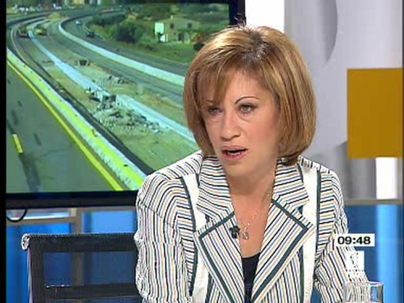 La ministra Elena Espinosa en 'Los Desayunos' de TVE habla sobre el mini-trasvase del Ebro a Barcelona