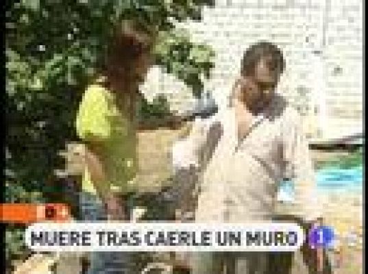 Muere tras caerle un muro