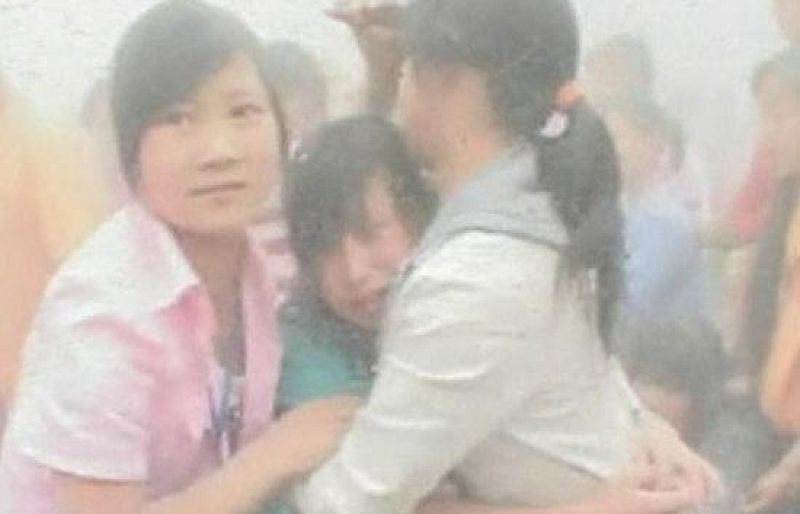 Así vivieron el terremoto en una escuela china