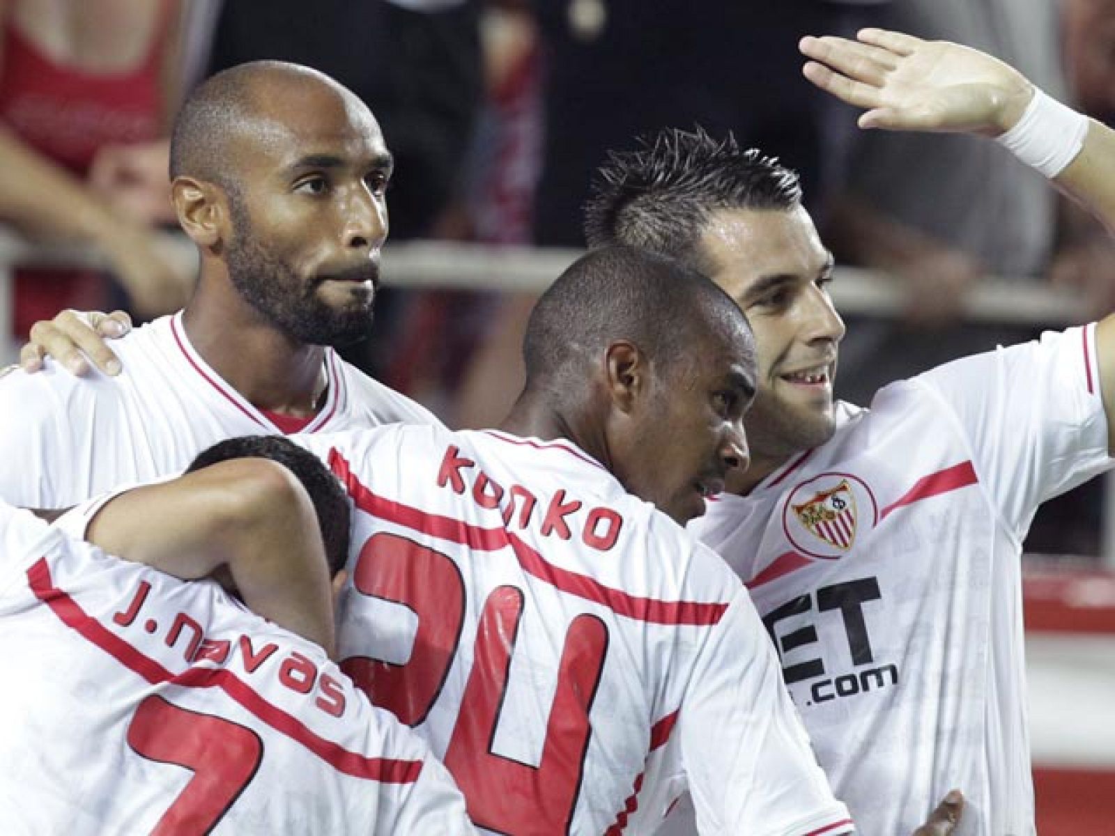 Negredo por Kanouté ante el Braga - Champions League | Ver