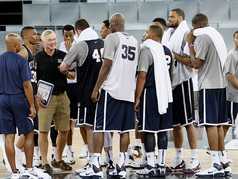 La selección norteamericana de baloncesto ya prepara en Madrid el torneo que jugarán en la Caja Mágica los combinados de USA, España y Lituania.