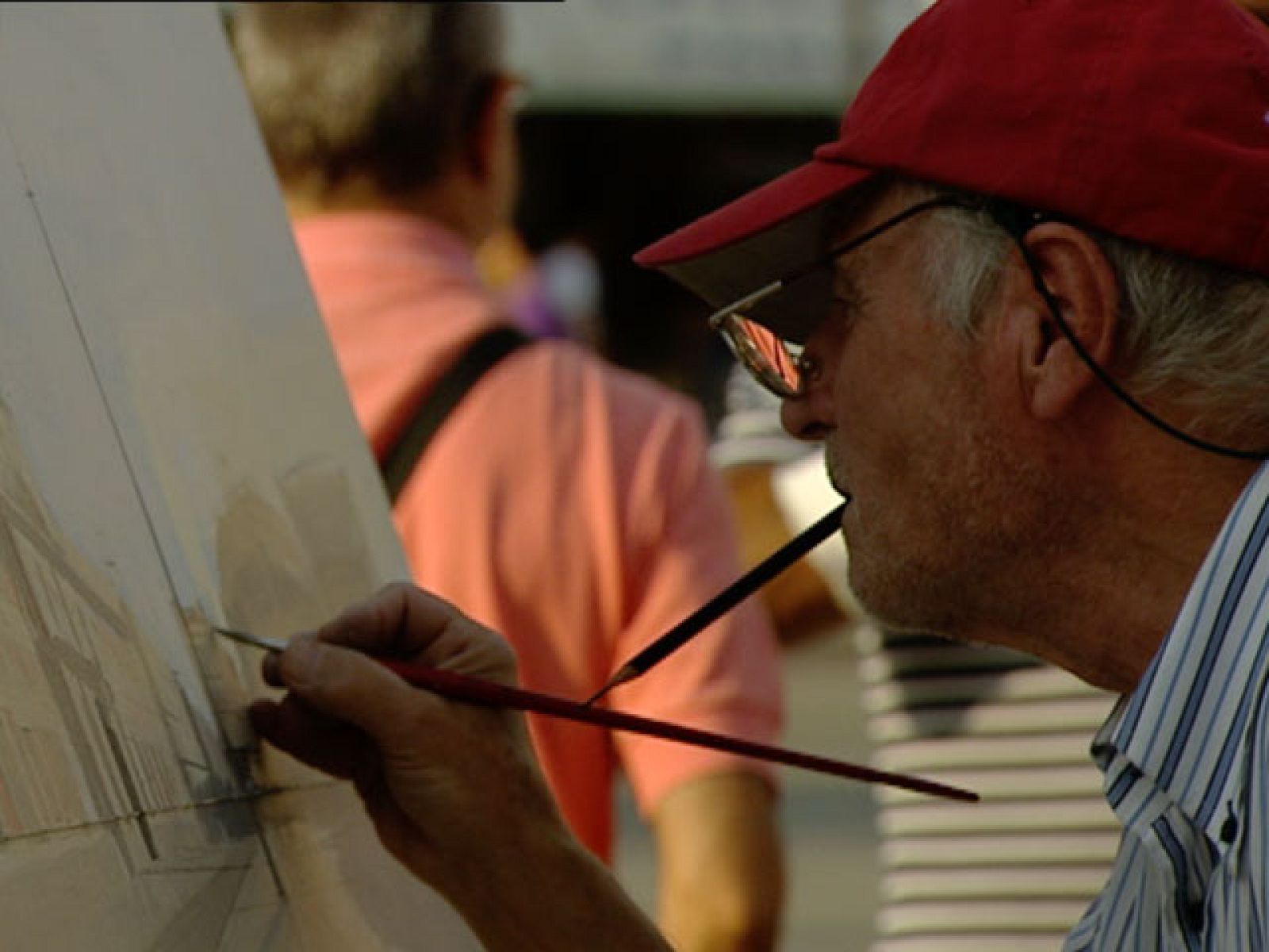 Antonio López pinta en Madrid