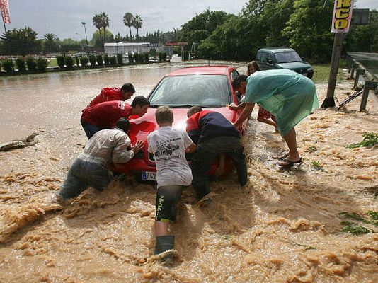 Los efectos del temporal