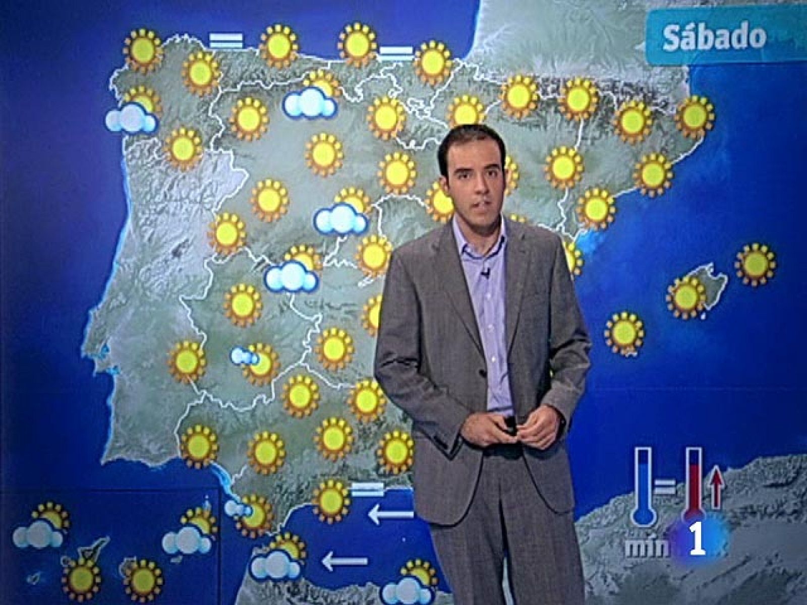 El Tiempo - Temperaturas altas en zonas del interior de la Península - 20/08/10 - El tiempo | Ver