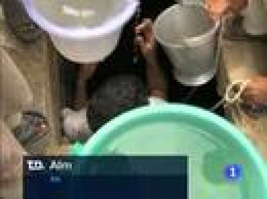 Faltan alimentos y agua en Pakistán