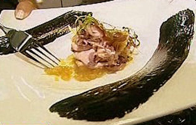 RTVE Cocina - Chipirones con crema de cebolla