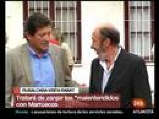  - Rubalcaba llega a Rabat