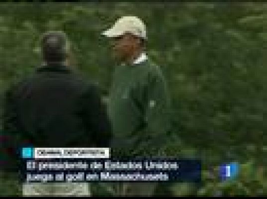 Obama, golfista