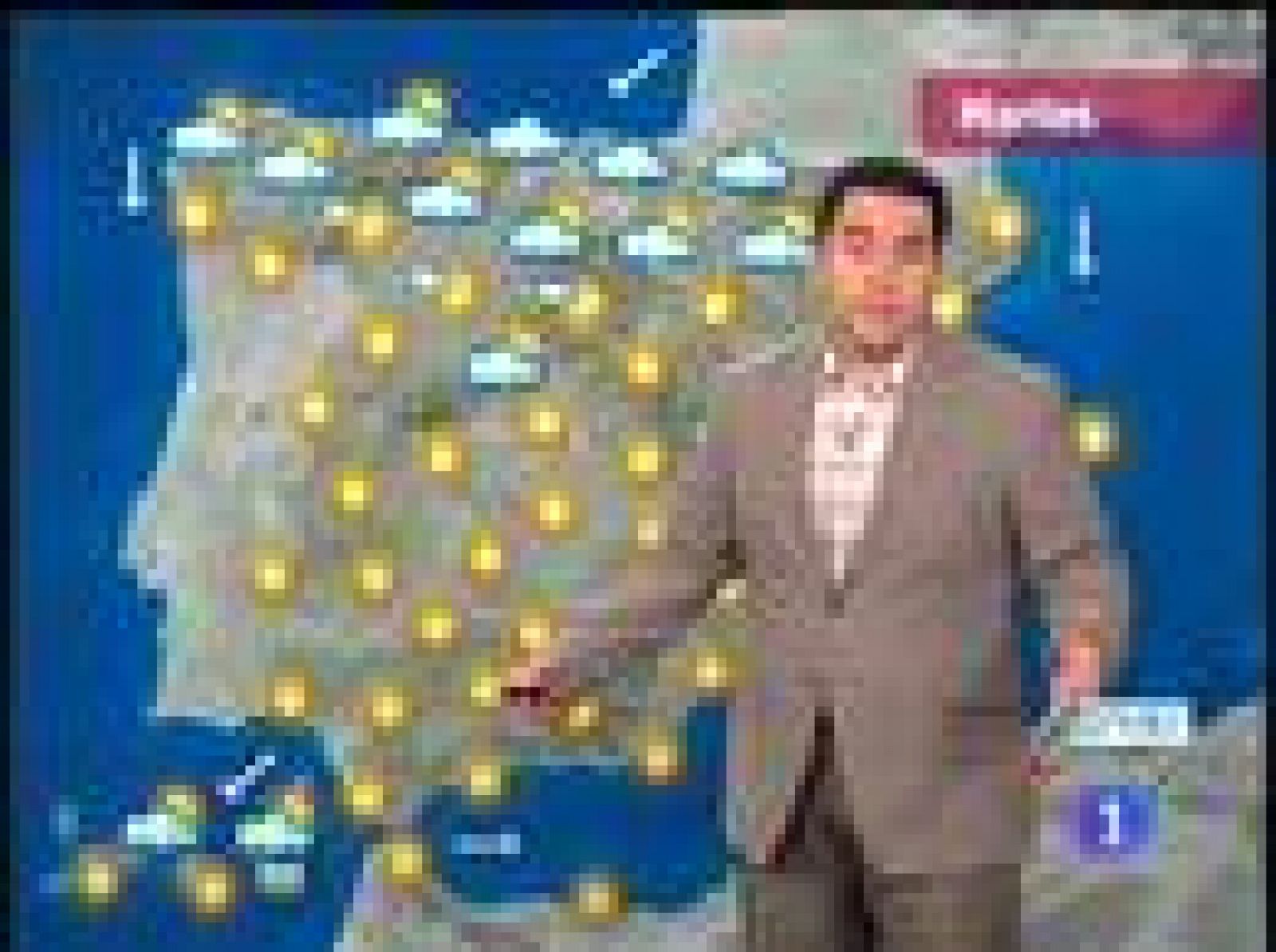 El Tiempo - Temperaturas altas en el sur y en descenso notable en el Cantábrico - 24/08/10 - El tiempo | Ver