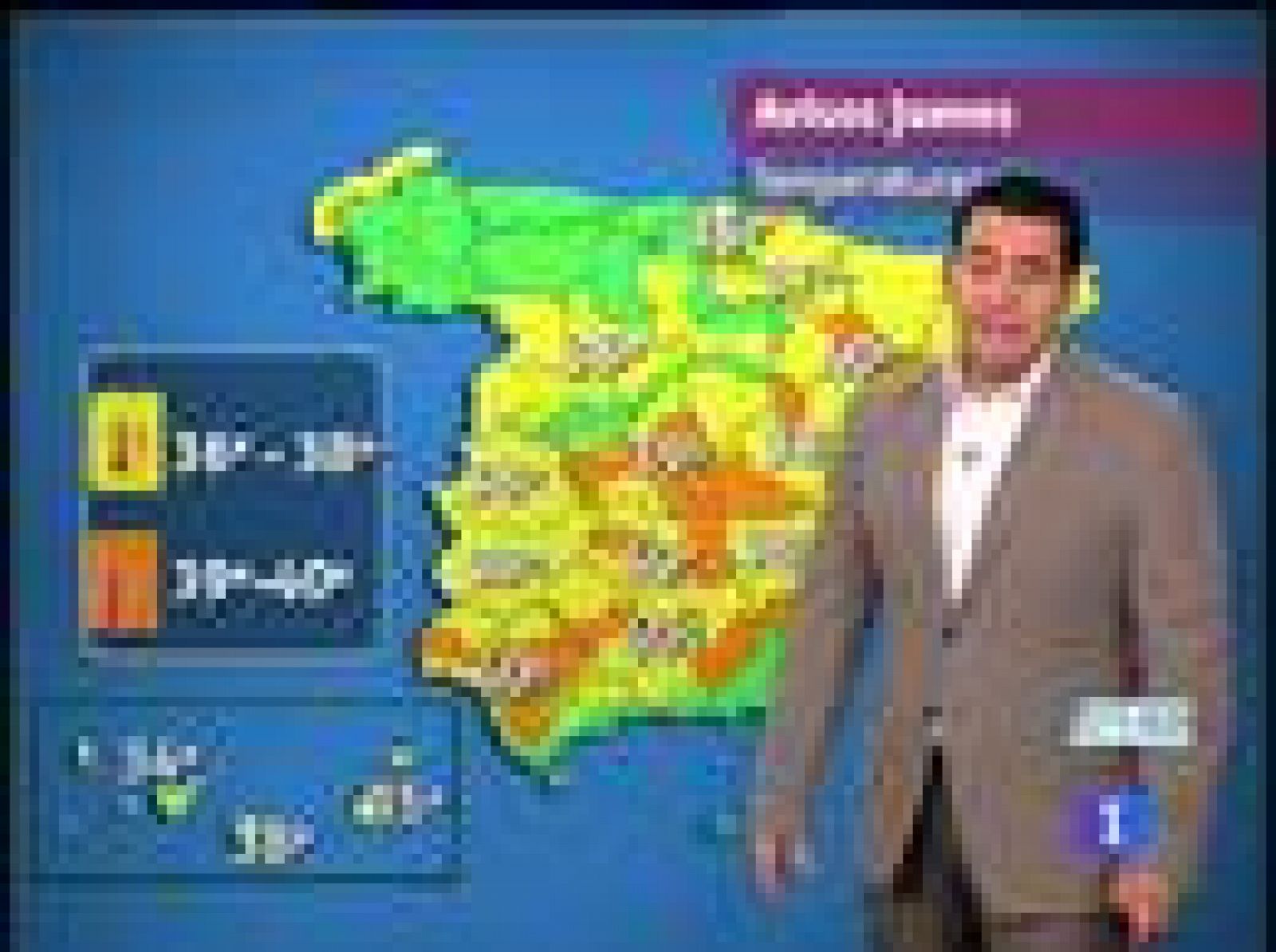 El Tiempo - Temperaturas sofocantes por la ola de calor en casi toda la península - 26/08/10 - El tiempo | Ver