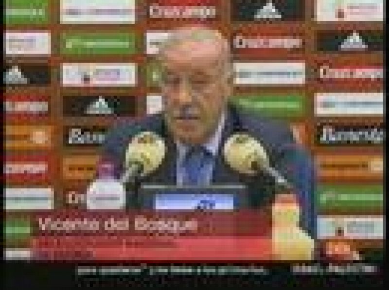  Vicente del Bosque ha dado la lista de convocados para los encuentros ante Liechtenstein y Argentina