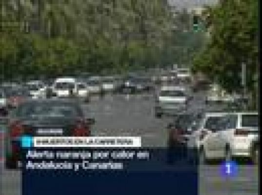 Telediario 1 - El Telediario en 4' - 28/08/10