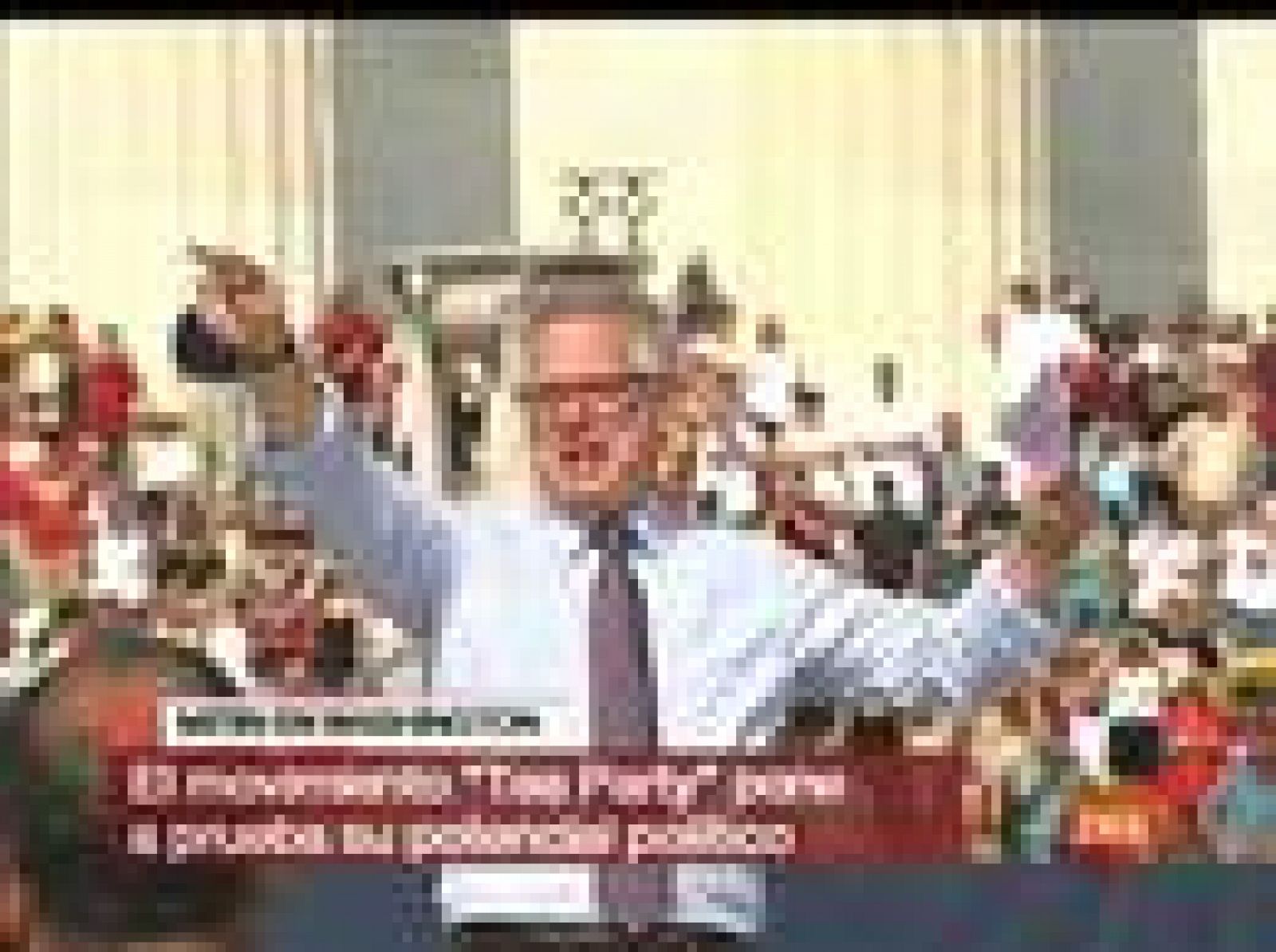 Mitin del movimiento ultraconservador "tea party" a dos meses de las legislativas