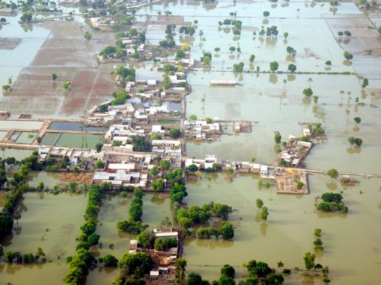  - El río Indo se desborda en Pakistán