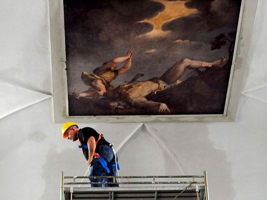  - Daños en una obra de Tiziano