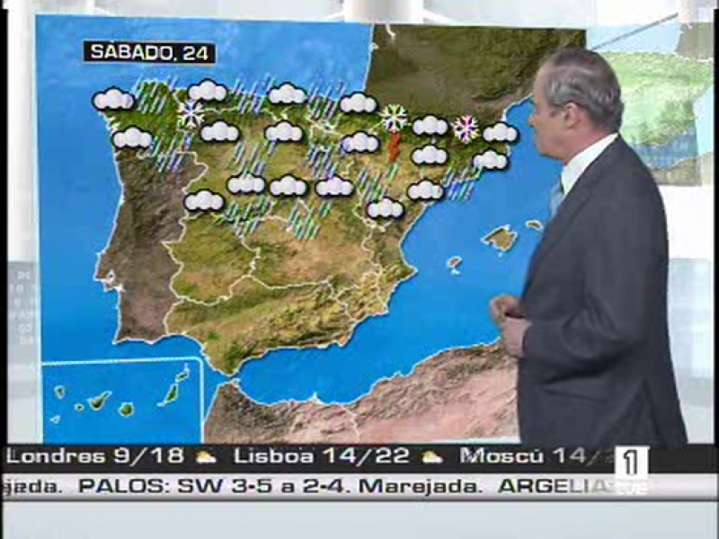 La Agencia Estatal de Meteorología anuncia para este miércoles predominio de cielos nubosos o muy nubosos.