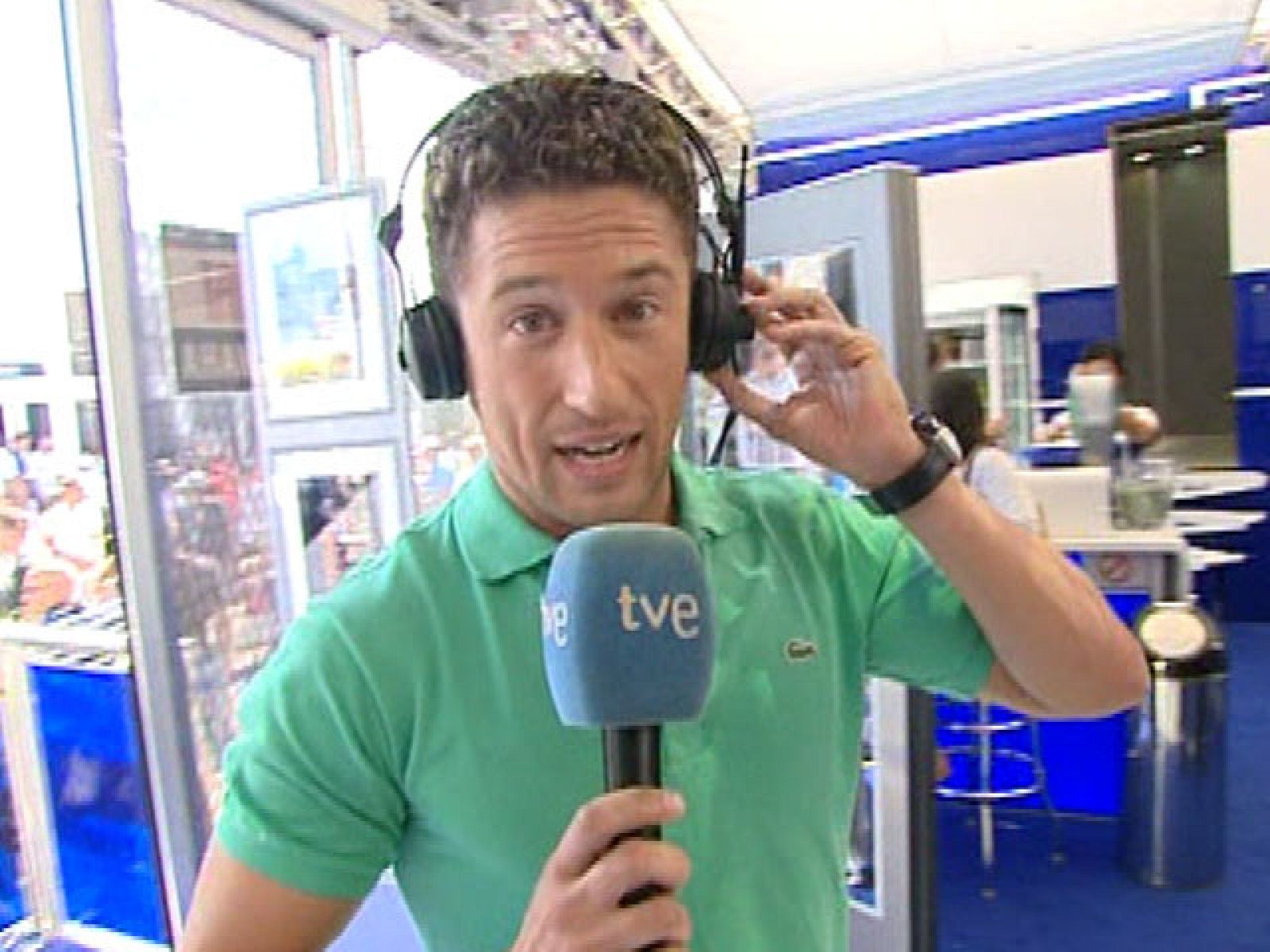 Entramos en el 'hospitality' de Fiat Yamaha, también dividido entre Jorge Lorenzo y Valentino Rossi.