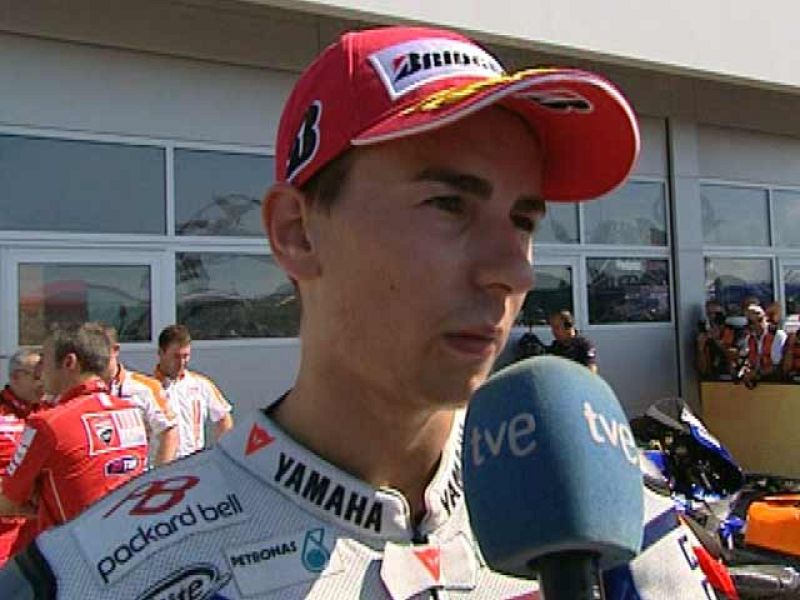 Jorge Lorenzo, que saldrá segundo en la carrera de Misano, asegura que sus sensaciones con la M1 han mejorado.