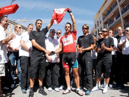 Vuelta ciclista a España - Homenaje a Txema González