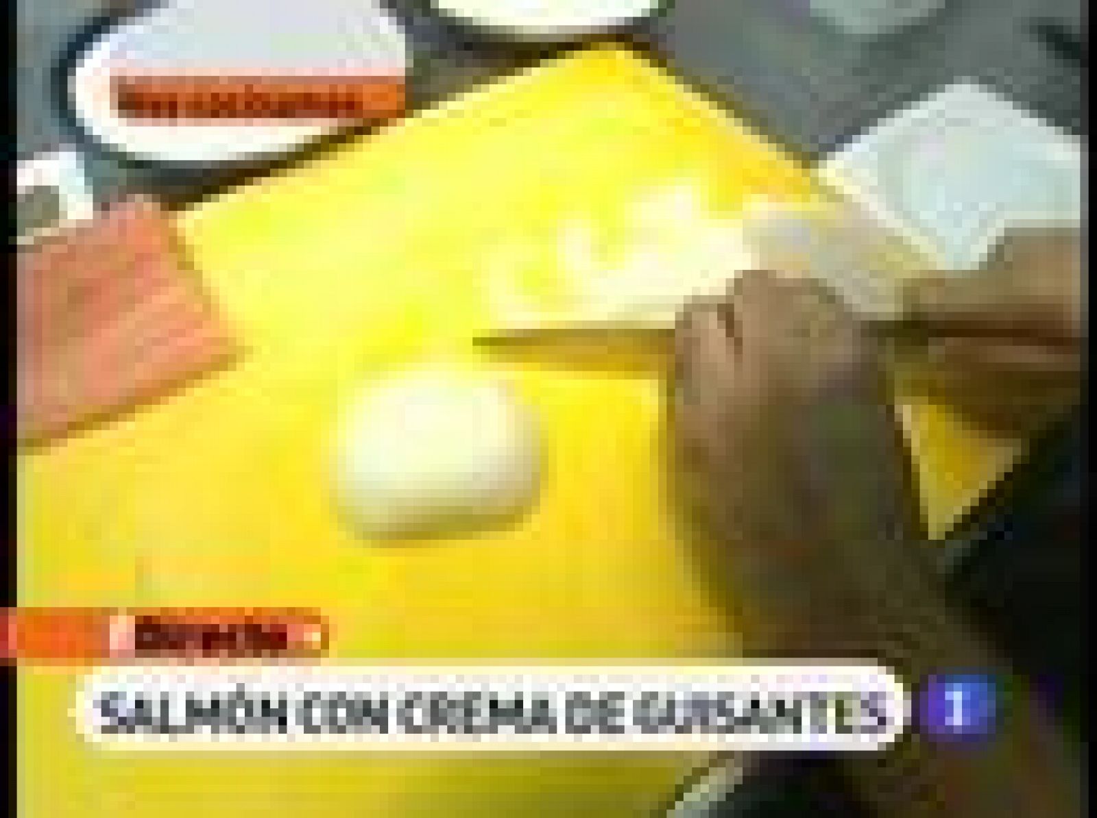RTVE Cocina: Salmón con crema de guisantes | RTVE Play