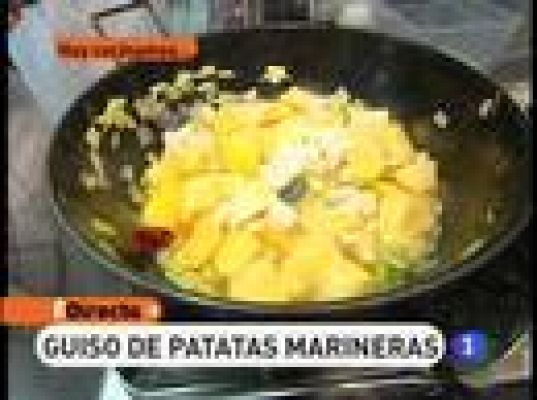 Guiso de patatas marineras