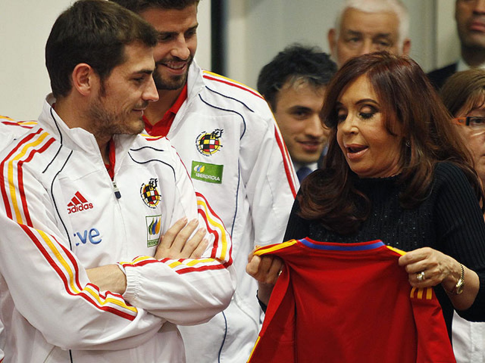 Kirchner felicita a España por el Mundial