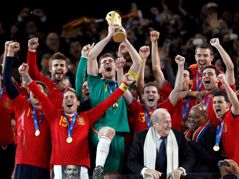 La selección española de fútbol es galardonada con el Príncipe de Asturias