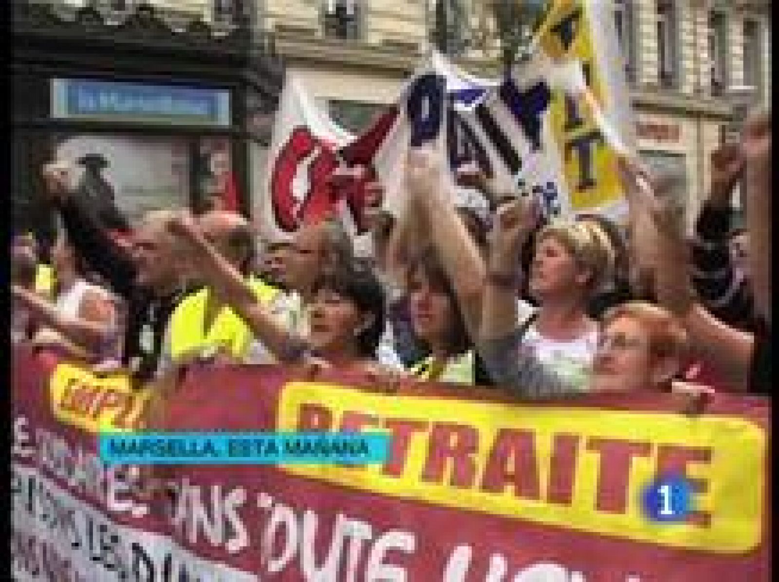 Huelga general de 24 horas en el país galo | Ver