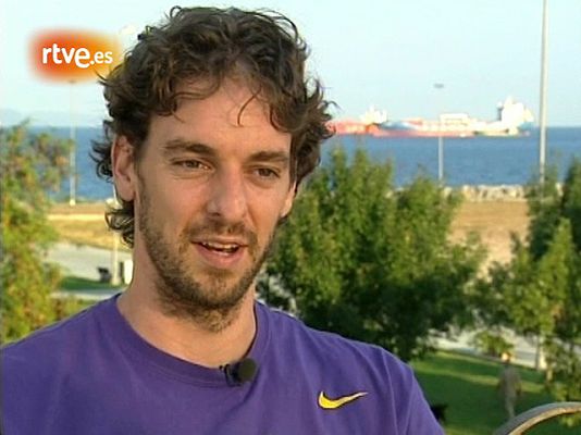 Baloncesto en RTVE - Gasol, desde la barrera