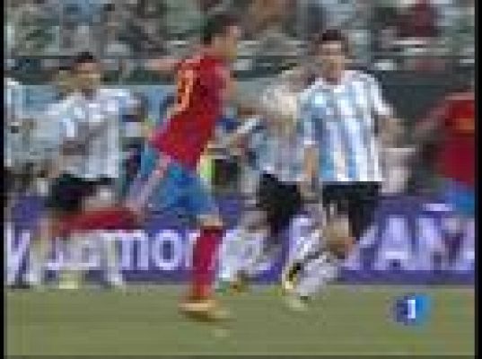 España se duerme ante Argentina