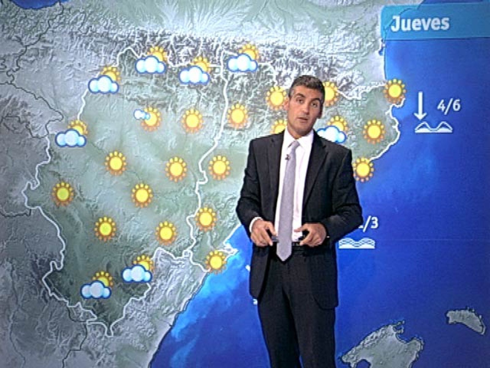 El Tiempo - Cielos nubosos en el norte de la Península y despejado en el resto - 08/09/10 - El tiempo | Ver