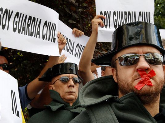 Manifestación de la Guardia Civil