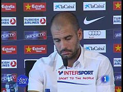 Pep se muerde la lengua sobre 'Ibra'