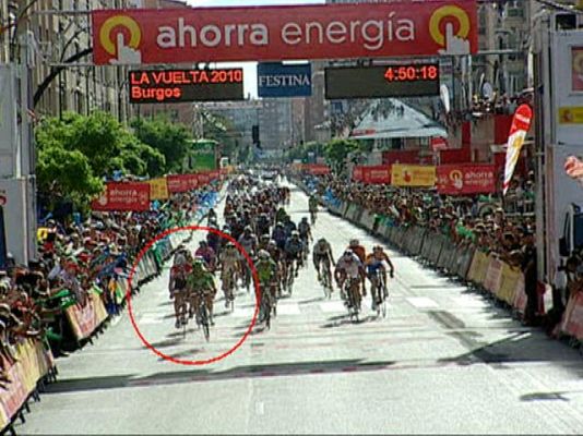 Vuelta ciclista a España - Cavendish, espectáculo puro