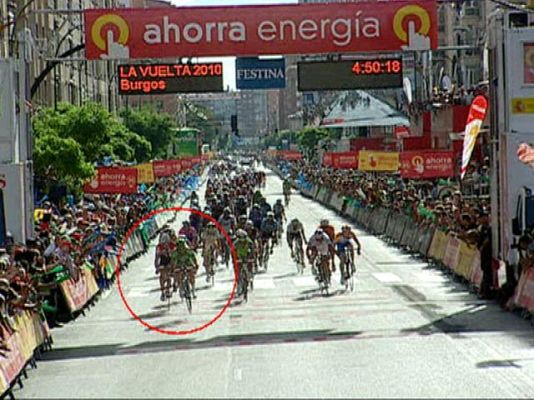 Vuelta ciclista a España - Cavendish, espectáculo puro