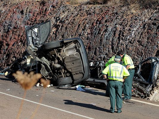  - 7 muertos en un choque en Badajoz