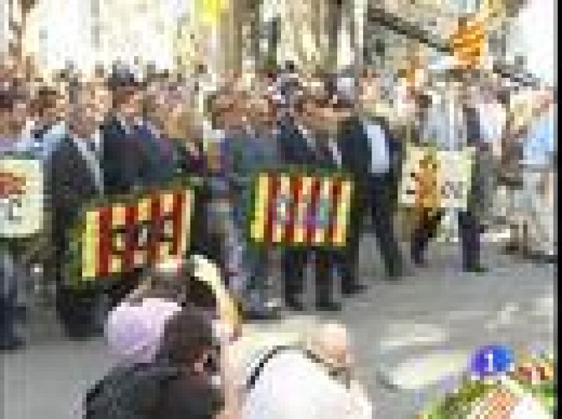 Cataluña celebra la Diada en una jornada marcada por la proximidad de las elecciones autonómicas.