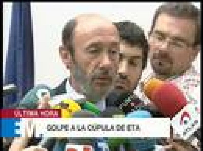 Rubalcaba: "Ha caído el hombre con más peso de ETA"