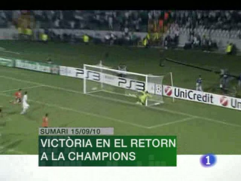 L'Informatiu. Informativo Territorial de la C.Valenciana (15/09/10) 