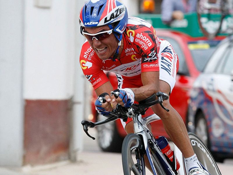 El hasta hoy líder de la Vuelta ha dicho adiós a la general por la mala crono que ha hecho en Peñafiel.