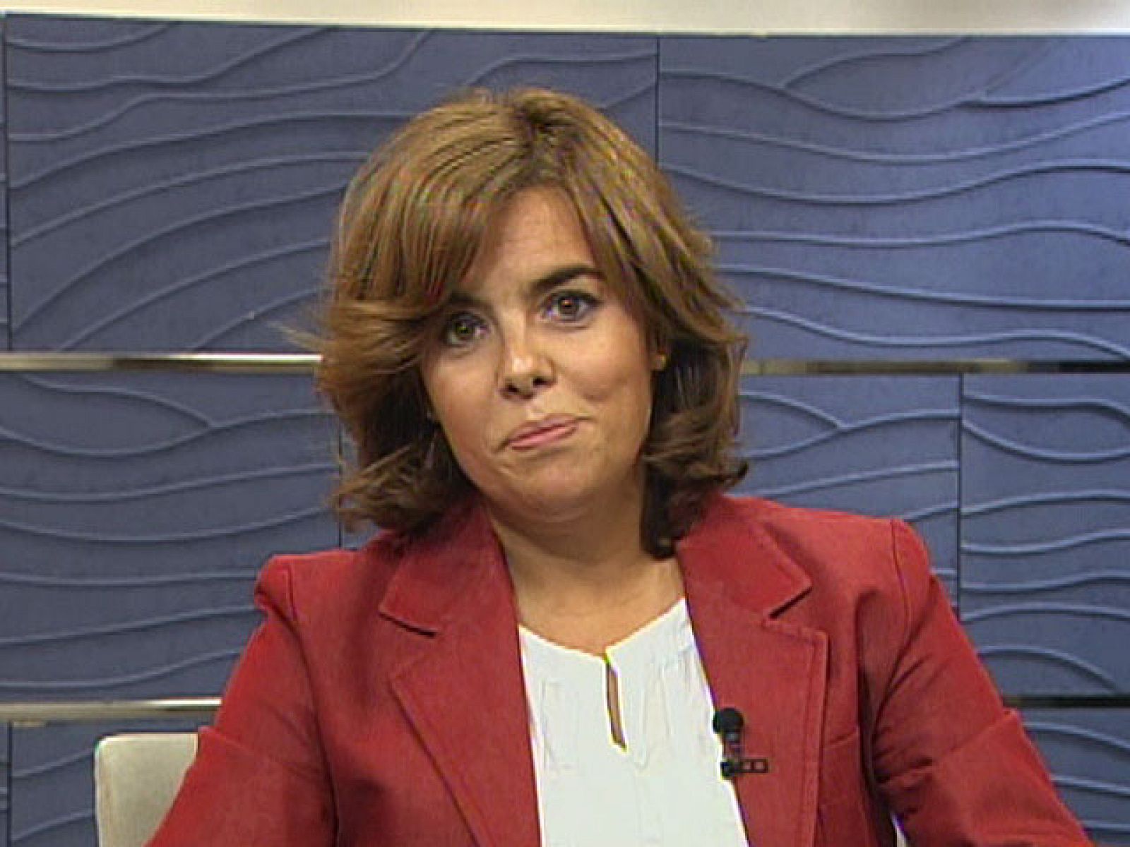 Entrevista a Soraya Sáenz de Santamaria en La Tarde en 24 Horas