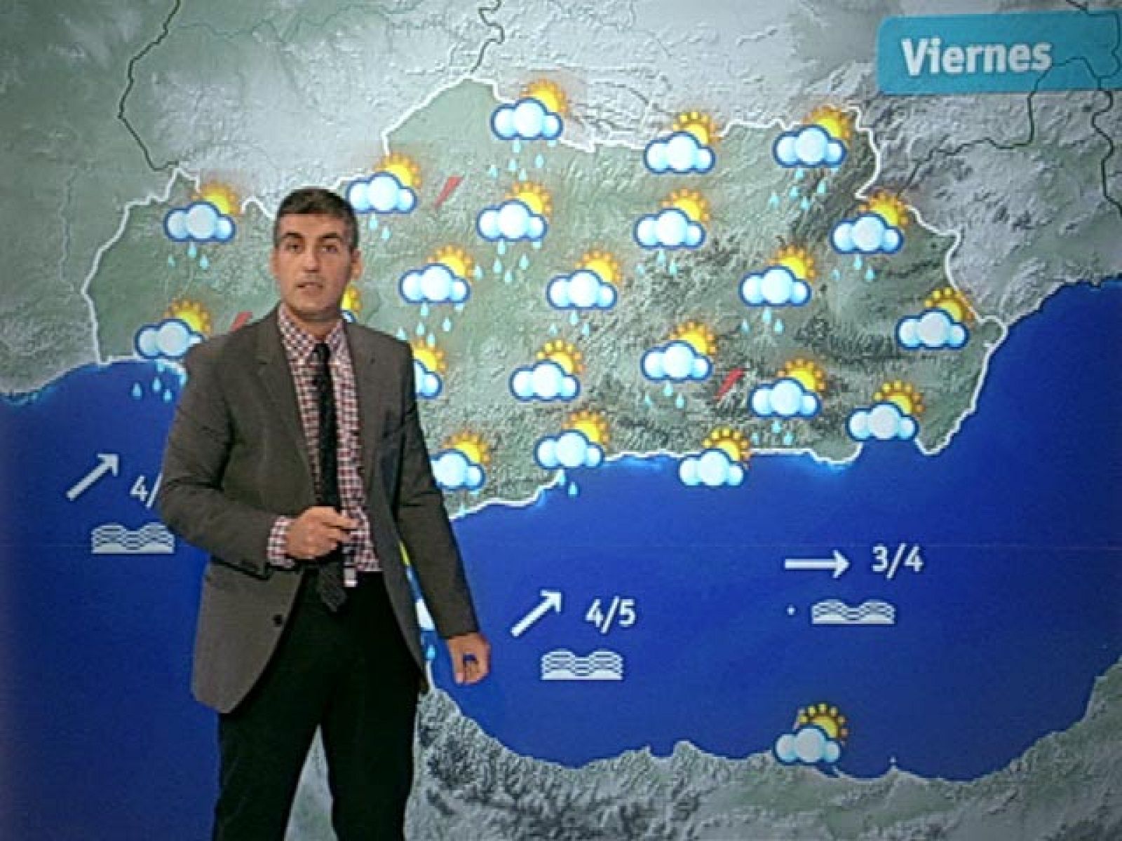 El Tiempo - Tormentas en el centro y noreste de la Península y temperaturas en moderado descenso - 16/09/10 - El tiempo | Ver