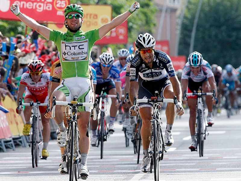 El ciclista británico Mark Cavendish (Columbia) se ha impuesto en  la decimoctava etapa de la Vuelta a España, disputada entre  Valladolid y Salamanca, sobre 148,9 kilómetros, mientras que el  italiano Vincenzo Nibali (Liquigas) continúa como líder.