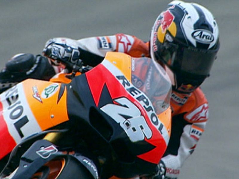 La HRC 212V de Dani Pedrosa ha mejorado mucho desde el inicio de temporada. 