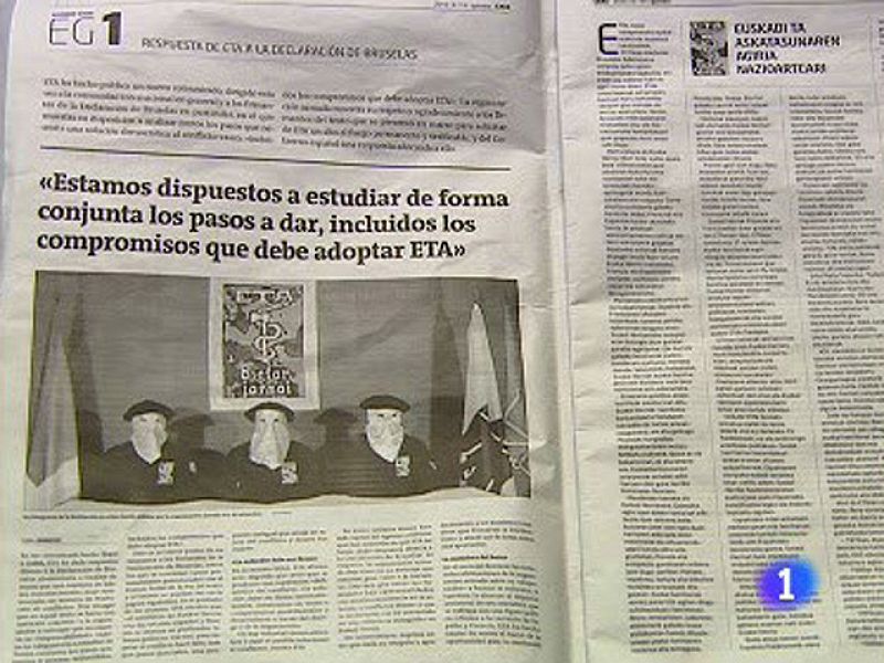 El último comunicado de ETA decepciona a los expertos en la lucha antiterrorista