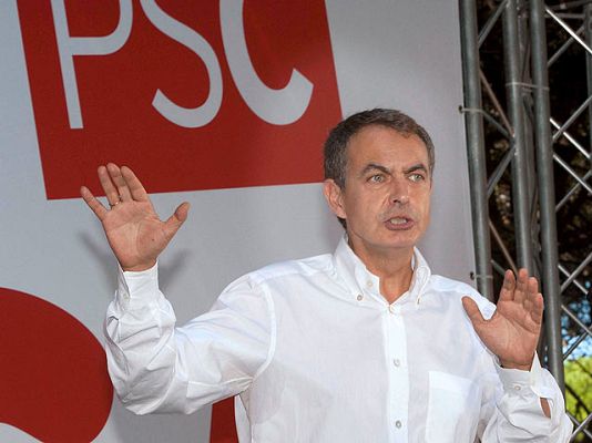  - Zapatero, en la fiesta de la rosa